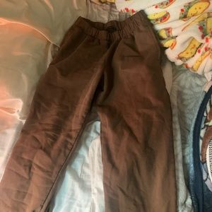 Brown brandy Melville sweatpants